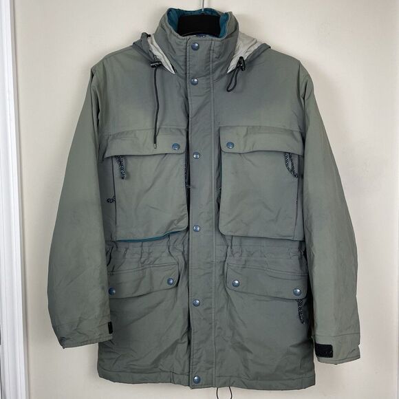 Vintage Bean Gore-Tex Puffer Jacket Size Medium Parka Utility Coat 70s